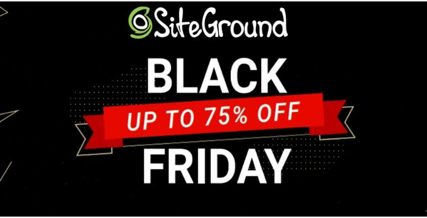 SiteGround黑色星期五交易2022- 73%的主机计划