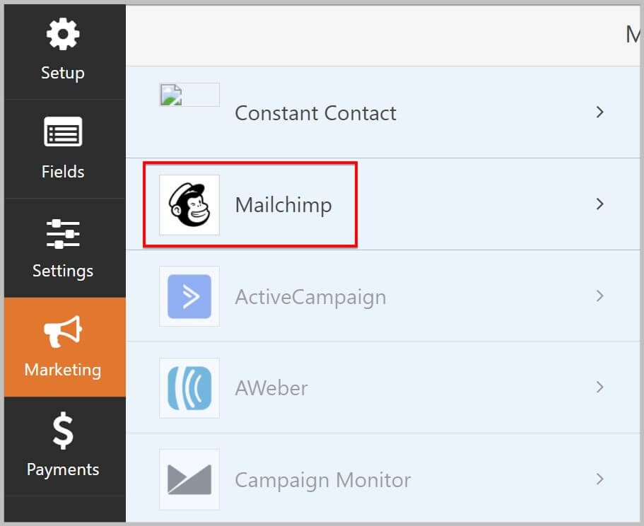 Mailchimp整合营销