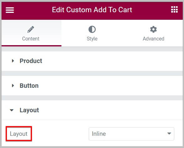 Elementor Pro 3.6自定义添加到购物车小部件中的新布局选项