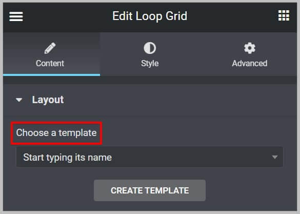 Choose template type dropdown missing before Elementor Pro 3.9