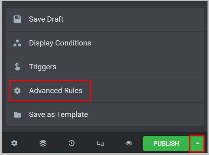 Popup Advanced Rules in Elementor Pro 3.9