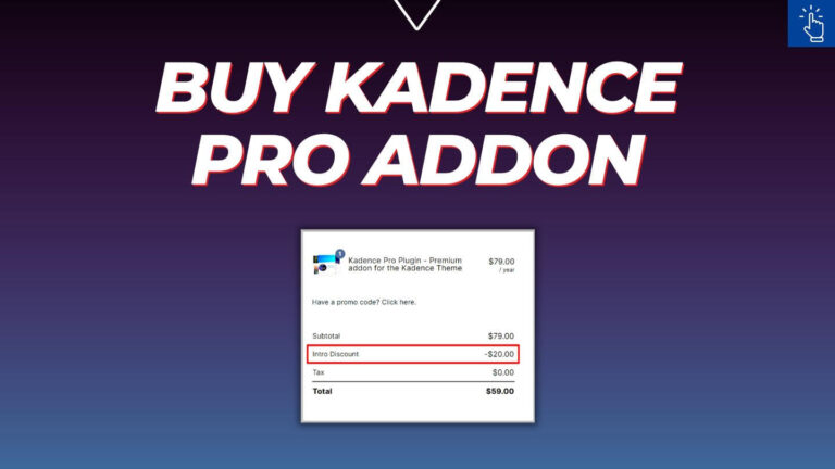 如何购买Kadence Pro插件