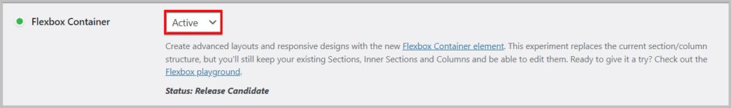 在element Pro 3.12中启用Flexbox Container功能